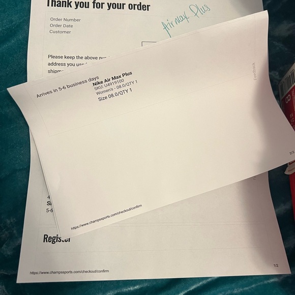 Woman’s' NIKE AIR MAX 🎁size 8 BEAUTIFUL & Bright NEVER WORN. Great GIFT 🎁 - Picture 8 of 9